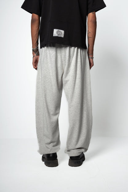 WIND'S GRAY PANTS BALLON-FIT