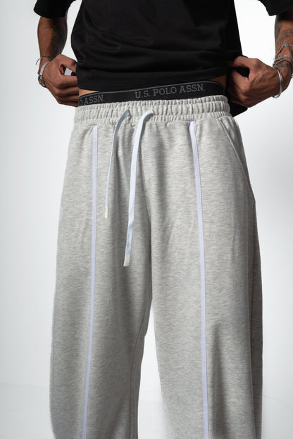 WIND'S GRAY PANTS BALLON-FIT