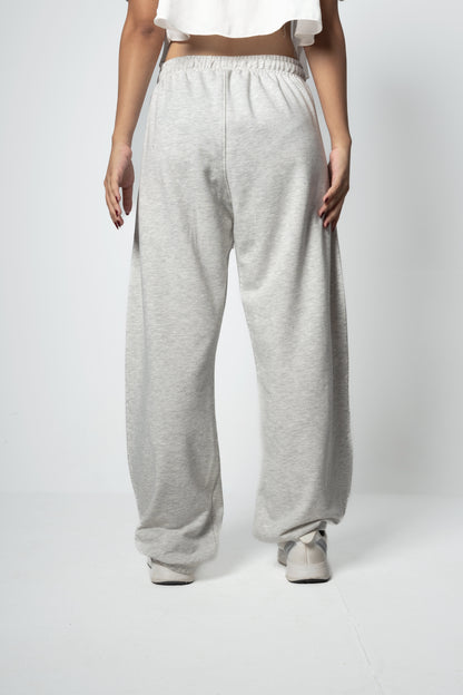 WIND'S GRAY PANTS BALLON-FIT