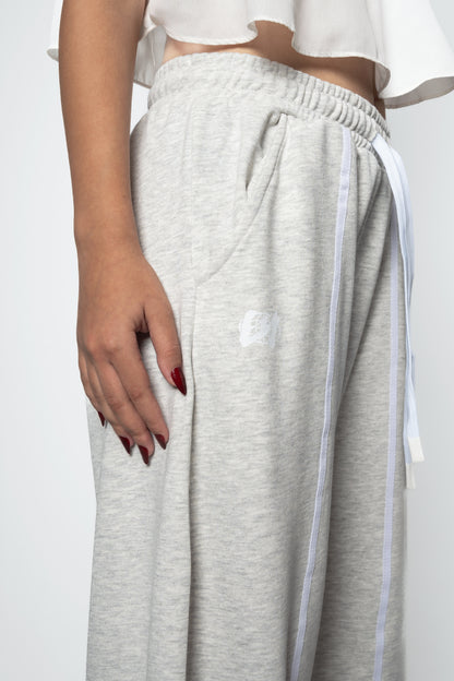 WIND'S GRAY PANTS BALLON-FIT