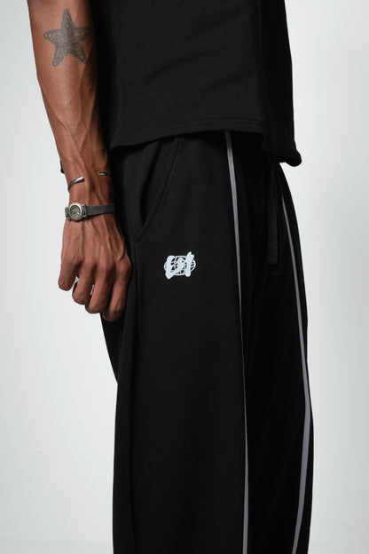 WIND`S BLACK PANTS BALLON-FIT