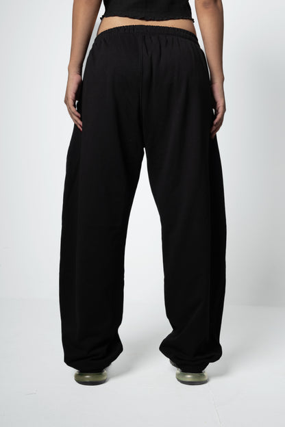 WIND`S BLACK PANTS BALLON-FIT