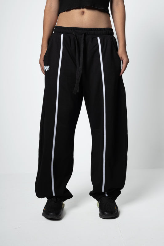 WIND`S BLACK PANTS BALLON-FIT