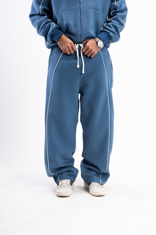 DEEP INDIGO PIPED PANTS