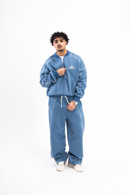 DEEP INDIGO PIPED SUIT