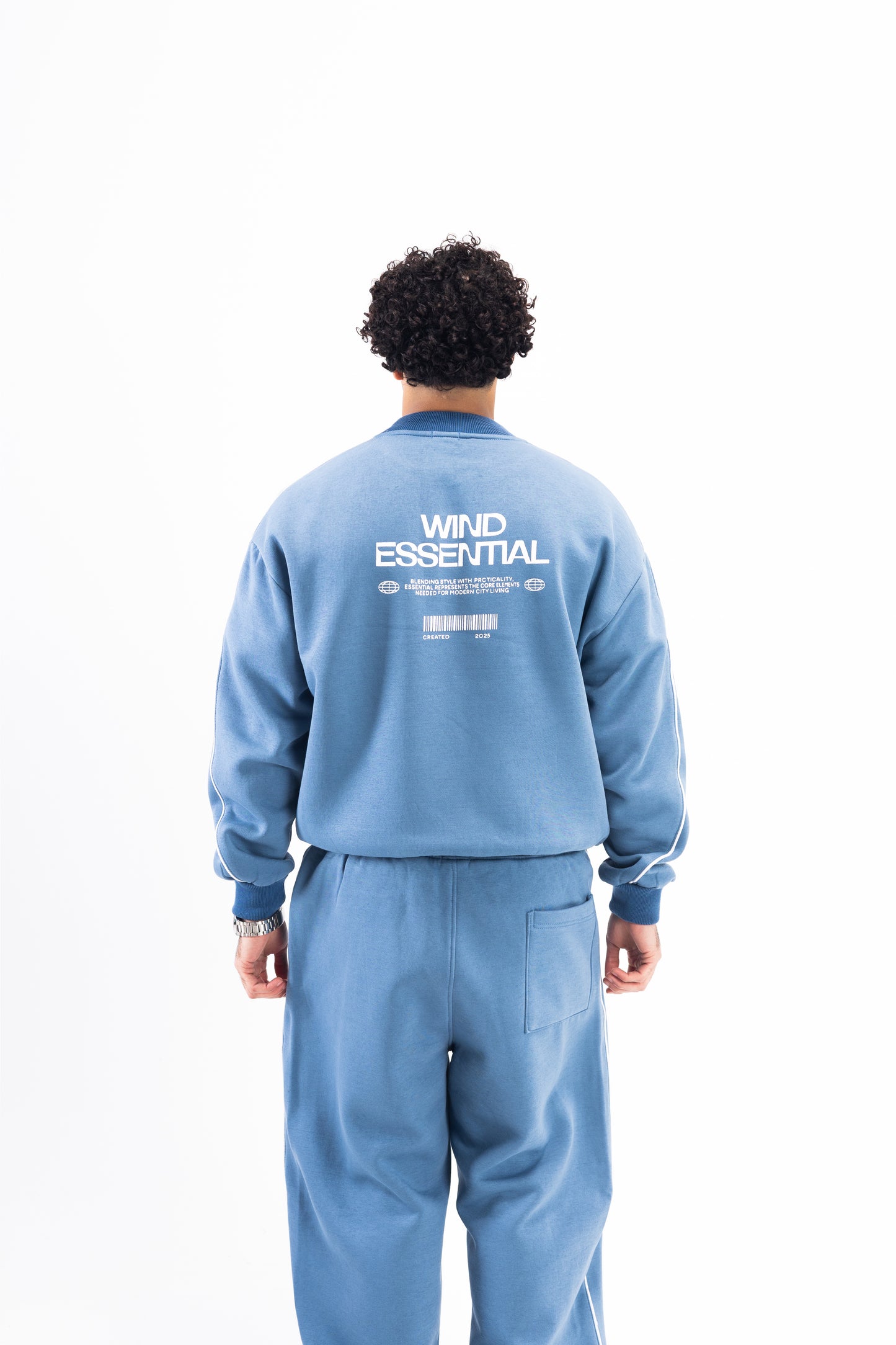 DEEP INDIGO PIPED SUIT