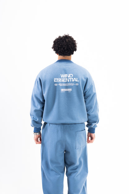 DEEP INDIGO PIPED SUIT