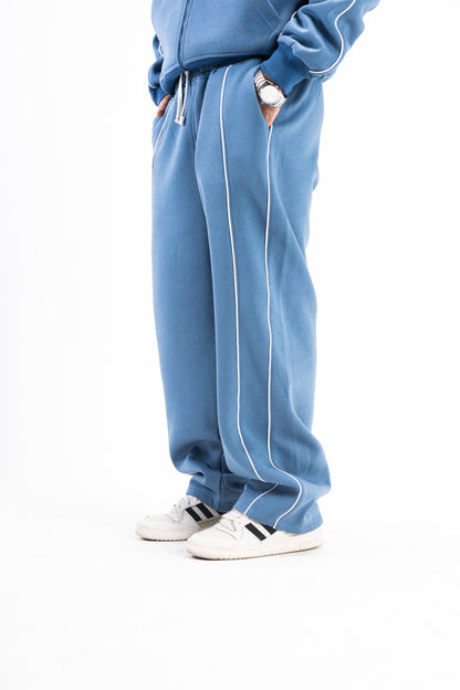 DEEP INDIGO PIPED PANTS